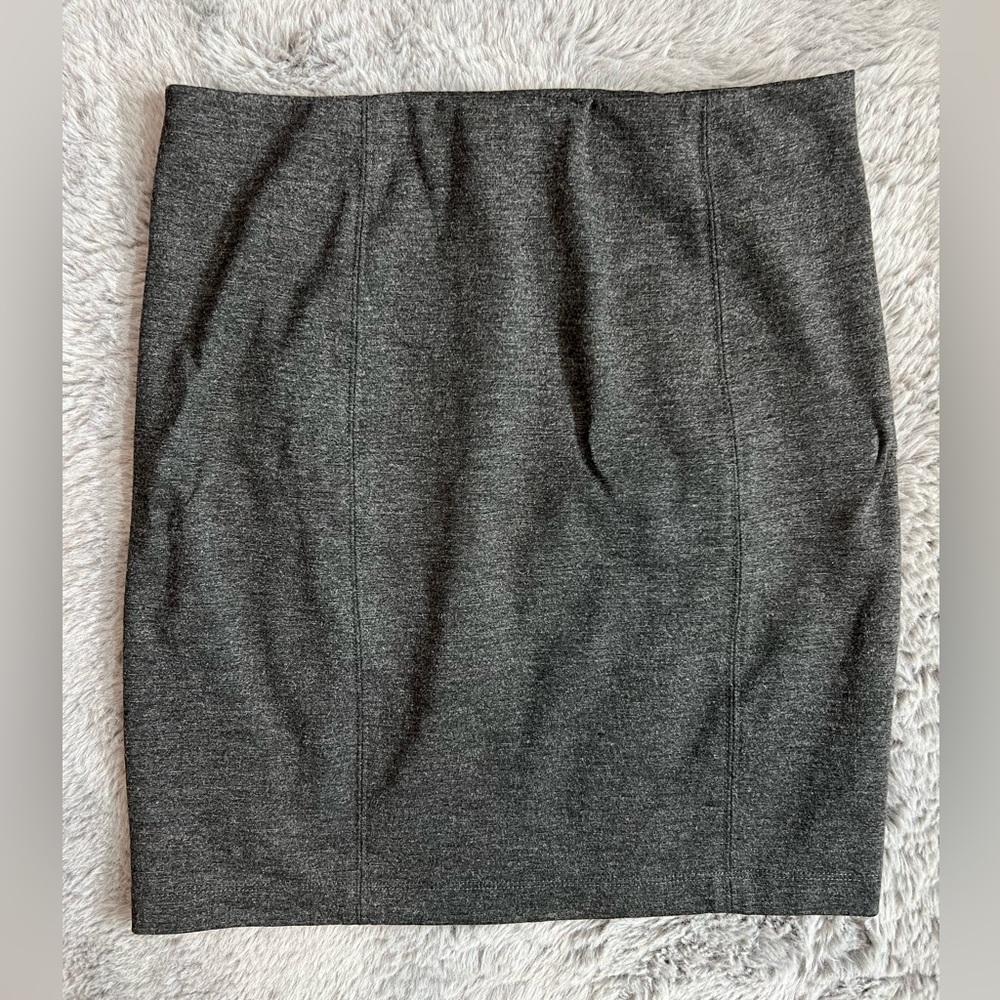 Aritzia Talula Grey Mini Pencil Skirt